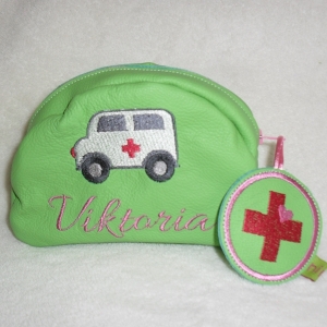 Preview: Leder helles apfelgrün