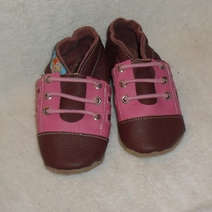 Puschen Gr. 22 dunkelrot/pink Sporties