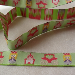 Webband Prinzessin hellgrün