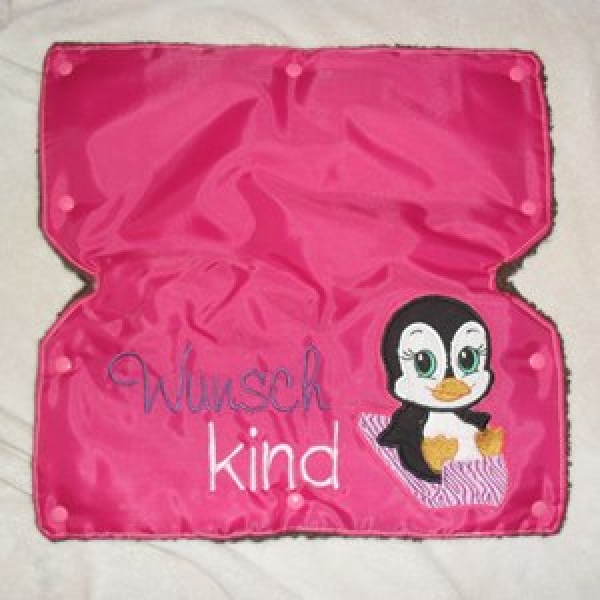 Kinderwagenmuff pink