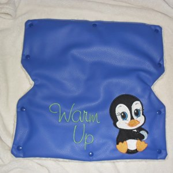 Kinderwagenmuff blau