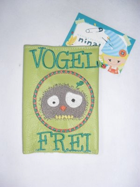Reisepass-Hülle Vogelfrei lime