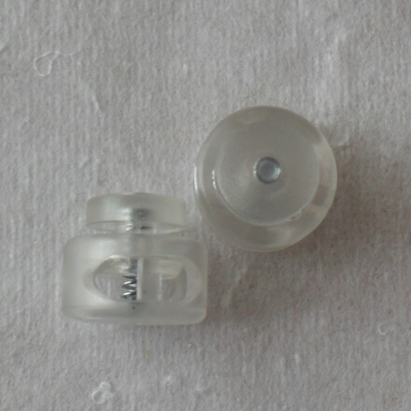 Kordelstopper transparent