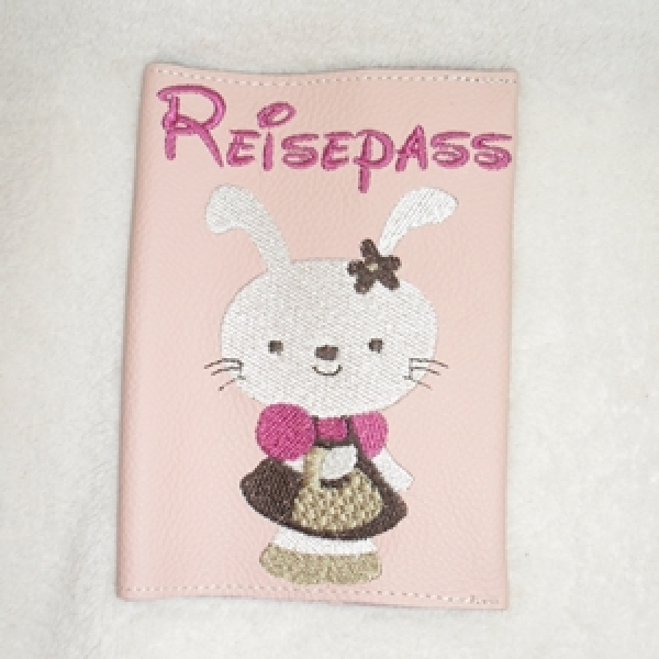 Reisepass-Hülle Fluffy rosa