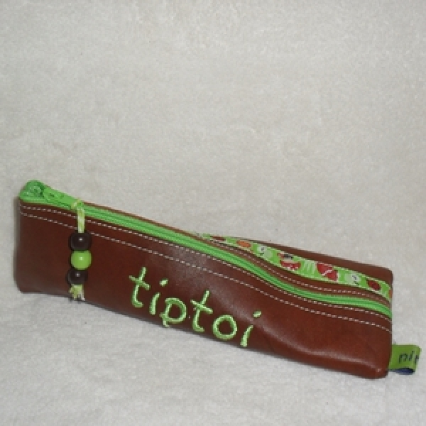 Asymmetrisches Tascherl braun