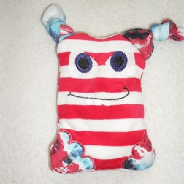 Wärme-Monsta rot weiß gestreift